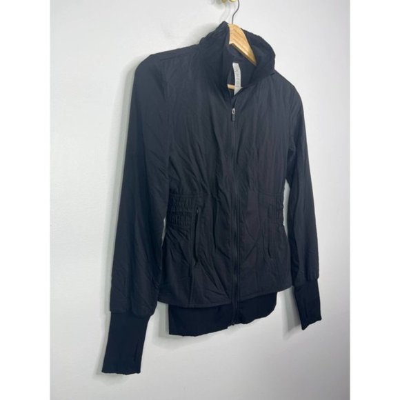 Lululemon Sights Seen Lightweight Drawcord Jacket Women's Black Size: 2 NWOT - Picture 4 of 8
